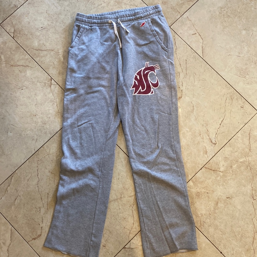 Light gray Washington State University sweatpants by League Size Small